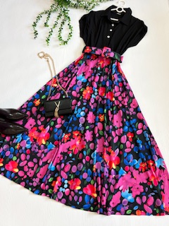 پیراهن ترکیبی ماکسی کد2027